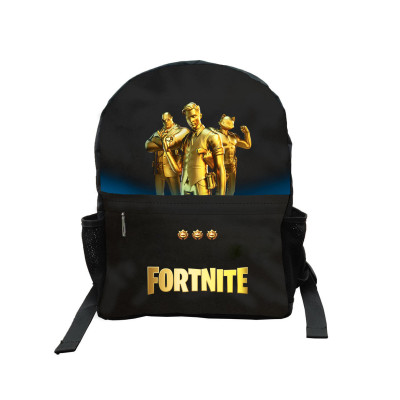 FORTNITE | Školski ruksak FORTNITE "Gold", crni