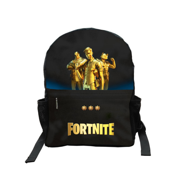 FORTNITE | Školski ruksak FORTNITE "Gold", crni