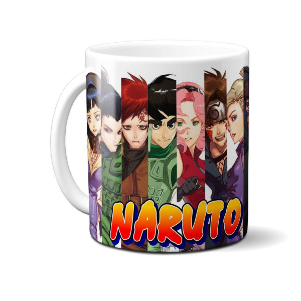 NARUTO | Šalica NARUTO SHIPPUDEN, heroji, 320ml