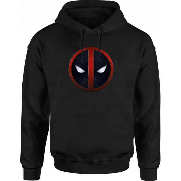 DEADPOOL | DEADPOOL majica s kapuljačom Crna "Logo"