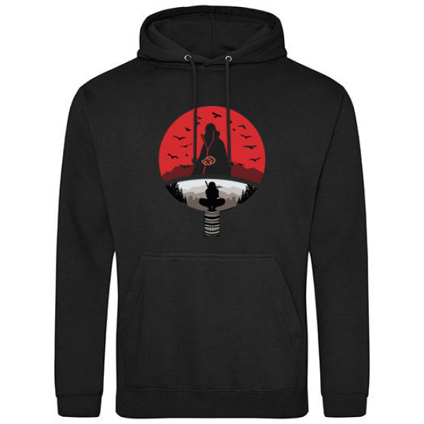 NARUTO | Hoodie NARUTO SHIPPUDEN, "Uchiha 2", crna