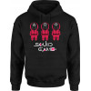 Igra lignje | Squid Game Hoodie, crna, "Chibi Guards"