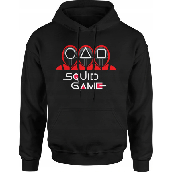 Igra lignje | Squid Game Hoodie, crna, "Guards"