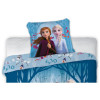 Smrznuto | Posteljina - Frozen Anna & Elsa & Olaf, pamuk, plava, 140x200, 70x90