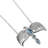 HARRY POTTER | Srebrna ogrlica Harry Potter "The Tiara of Rowena of Ravenclaw" sa SWAROVSKI kristalima - HPSN024