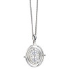 HARRY POTTER | Srebrna ogrlica Time Turner sa SWAROVSKI kristalima, HPSN021