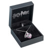 HARRY POTTER | Srebrna ogrlica na otvaranje sa lancem "Elixir of love" sa SWAROVSKI kristalima, HPSN053